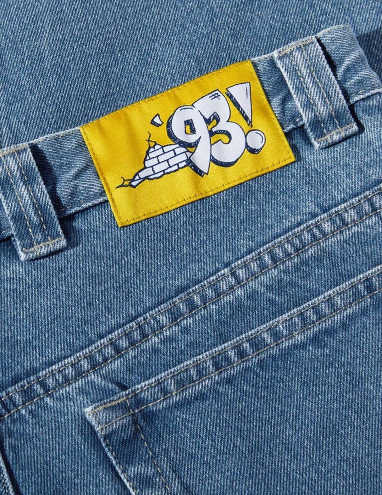 Pantaloni POLAR SKATE CO 93! denim mid blue